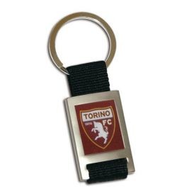 PORTACHIAVI IN METALLO E STOFFA LOGO UFFICIALE TORINO FC - Benini Shop