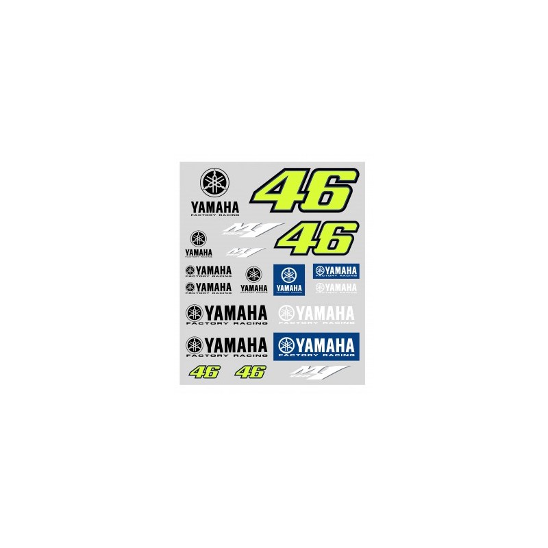 KIT ADESIVI VR46 YAMAHA RACING - Benini Shop