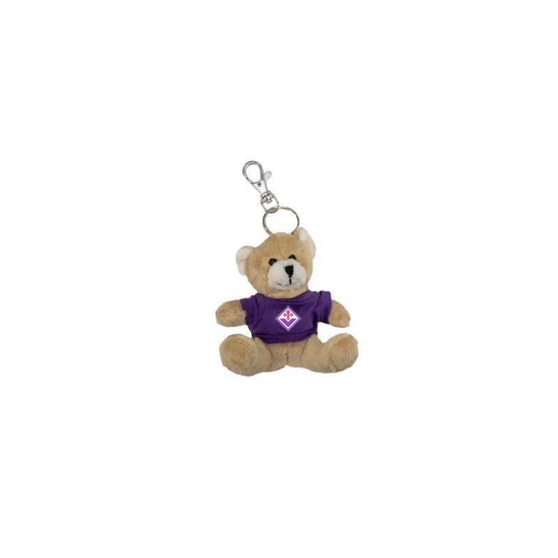 PORTACHIAVI ORSETTO PELUCHE H 8 CM FORZA VIOLA - Benini Shop