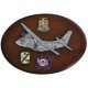 CREST ARALDICO AEREI C-27J SPARTAN AERONAUTICA MILITARE MIS CM 22,5 X 17,5