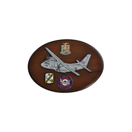 CREST ARALDICO AEREI C-27J SPARTAN AERONAUTICA MILITARE MIS CM 22,5 X 17,5