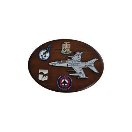 CREST ARALDICO AEREI AMX - AMX-T GHIBLI AERONAUTICA MILITARE MIS CM 22,5 X 17,5