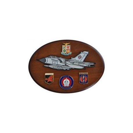 CREST ARALDICO AEREI TORNADO IDS-IT-ECR AERONAUTICA MILITARE MIS CM 22,5 X 17,5