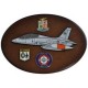 CREST ARALDICO AEREI MB.339A - MB.339CD AERONAUTICA MILITARE MIS CM 22,5 X 17,5