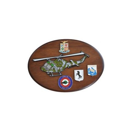 CREST ARALDICO AEREI AB.212 AERONAUTICA MILITARE MIS CM 22,5 X 17,5