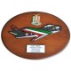 CREST ARALDICO AEREI F-86E SABRE LANCERI NERI CAMERI 1958-59 AERONAUTICA MILITARE MIS CM 22,5 X 17,5