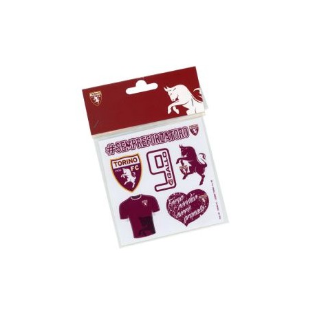 KIT 7 ADESIVI TORINO FC