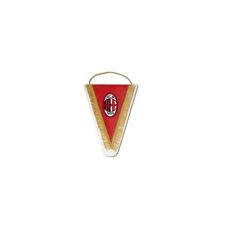 GAGLIARDETTO TRIANGOLARE MEDIO 20X28 CM LOGO UFFICIALE MILAN