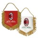 GAGLIARDETTO PENTAGONALE 11X12CM LOGO BIFACCIALE MILAN