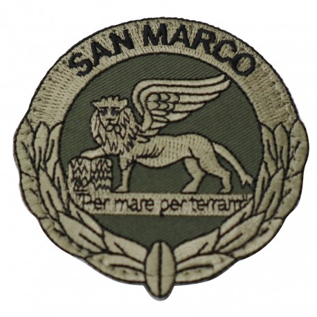 PATCH DISTINTIVO RICAMATO DA CUCIRE B.M. SAN MARCO BV M.M.