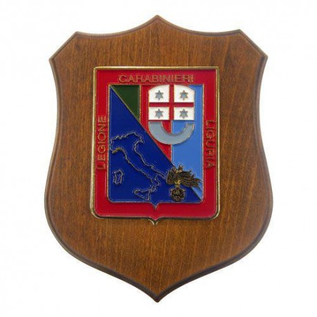 CREST CARABINIERI LEGIONE LIGURIA MIS CM 22,5X17,5