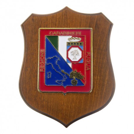 CREST CARABINIERI LEGIONE PUGLIA MIS CM 22,5X17,5