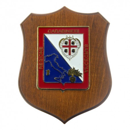 CREST CARABINIERI LEGIONE SARDEGNA MIS CM 22,5X17,5