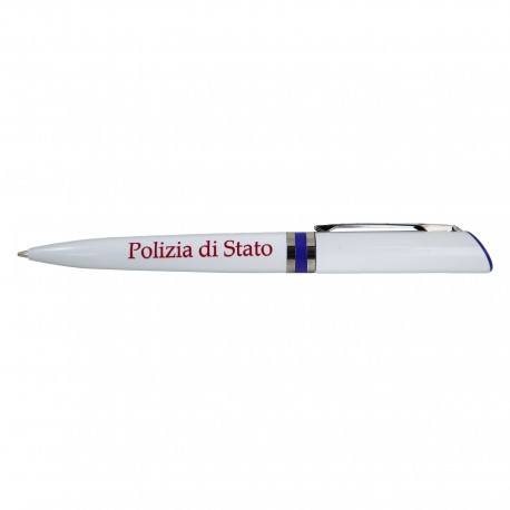 PENNA IN PLASTICA POLIZIA DI STATO CONFEZIONE 50 PZ