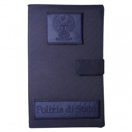 COPRI BLOCK-NOTES CM22X14 CON NOTES POLIZIA DI STATO