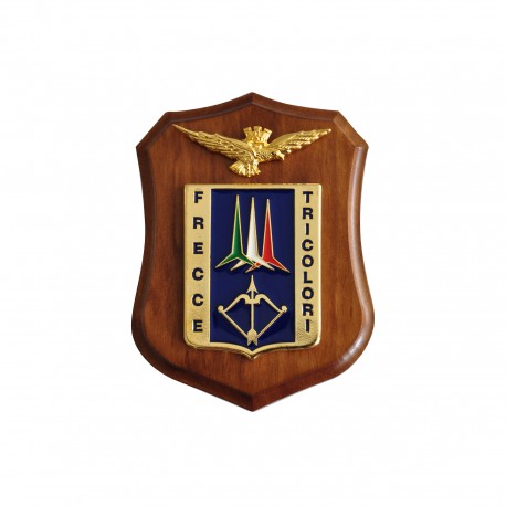 MINI CREST CON STEMMA FRECCE TRICOLORI CM 11,5x8,5