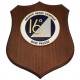 CREST IN METALLO SMALTATO BASE LEGNO CL3 22,50 X 17,50 CM 16 GR GENIO CAMPALE