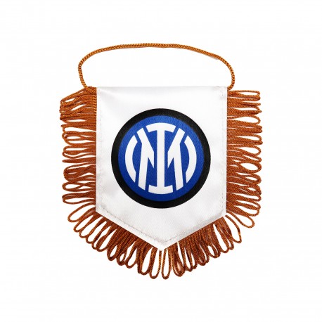 GAGLIARDETTO PENTAGONALE PICCOLO LOGO UFFICIALE INTER