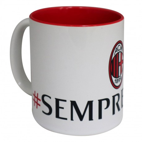 MUG IN CERAMICA INTERNO ROSSO "SEMPREMILAN"