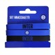 KIT 3 BRACCIALETTI IN SILICONE INTER