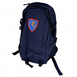 ZAINO BLU NAVY DIMENSIONE CM 32X43X19 STEMMA POLIZIA STRADALE