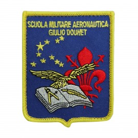 PATCH DISTINTIVO RICAMATA CON VELCRO 90X70 MM SCUOLA MILITARE AM DOUHET