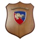 CREST IN METALLO SMALTATO LEGNO CL3 22 X 17 CM 132 BRG CORAZZATA ARIETE