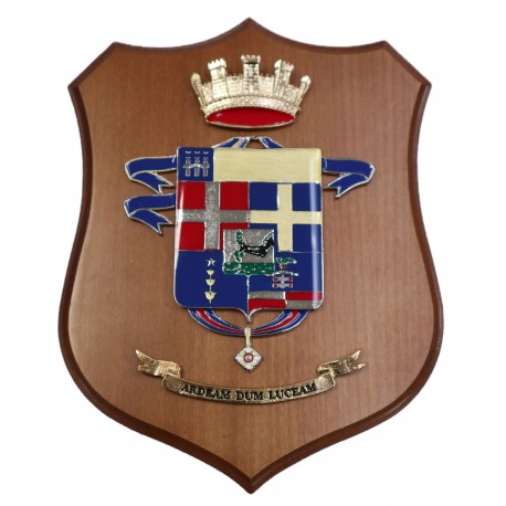 CREST ARALDICO 2° RGT. ARTIGLIERIA CONTRAEREA ESERCITO ITALIANO MIS CM 22,5 X 17,5