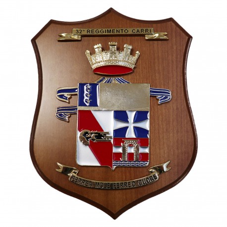 CREST ARALDICO 8° RGT. ARTIGLIERIA CONTRAEREA ESERCITO ITALIANO MIS CM 22,5 X 17,5