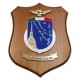 CREST ARALDICO 9° RGT. BERSAGLIERI ESERCITO ITALIANO MIS CM 22,5 X 17,5