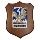 CREST ARALDICO 11° RGT. TRASMISSIONI ESERCITO ITALIANO MIS CM 22,5 X 17,5