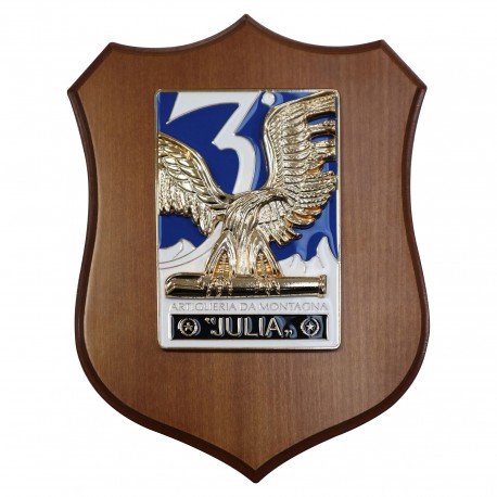 CREST ARALDICO 11° RGT. TRASMISSIONI ESERCITO ITALIANO MIS CM 22,5 X 17,5