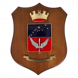 CREST ARALDICO 32° RGT. TRASMISSIONI ESERCITO ITALIANO MIS CM 22,5 X 17,5