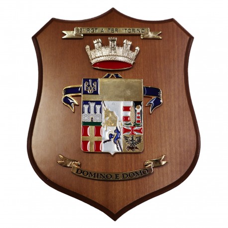 CREST ARALDICO 1° RGT. AVIAZIONE ESERCITO ANTARES ESERCITO ITALIANO MIS CM 22,5 X 17,5