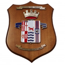 CREST ARALDICO 5A BTG. LOGISTICO DI MANOVRA EUGANEO ESERCITO ITALIANO MIS CM 22,5 X 17,5