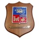 CREST IN METALLO SMALTATO LEGNO CL3 22 X 17 CM COMANDO MIL EI MARCHE