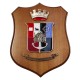 CREST IN METALLO SMALTATO LEGNO CL3 22 X 17 CM POLO MANTENIMENTO PESANTE