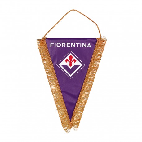 GAGLIARDETTO TRIANGOLARE MEDIO FIORENTINA 20X28 CM