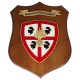 CREST IN METALLO SMALTATO LEGNO CL3 22 X 17 CM BRIGATA GRANATIERI DI SARDEGNA