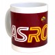 MUG INTERNO BIANCO STAMPA GIALLO ROSSA SCRITTA AS ROMA