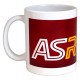 MUG INTERNO BIANCO STAMPA GIALLO ROSSA SCRITTA AS ROMA