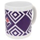 TAZZA IN CERAMICA ROMBI LOGO FIORENTINA