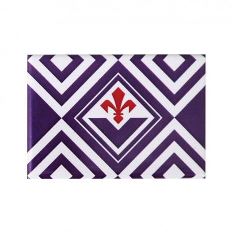 MAGNETE RETTANGOLARE ROMBI LOGO FIORENTINA