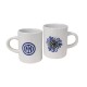 SET 2 TAZZINE IN CERAMICA LOGO INTER