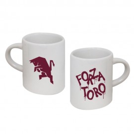 SET 2 TAZZINE CAFFE' STAMPA LOGO FORZA TORO