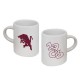 SET 2 TAZZINE CAFFE' STAMPA LOGO FORZA TORO