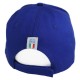 CAPPELLINO IN COTONE BLU RICAMATO MODELLO BASEBALL CON VISIERA CURVA