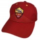 CAPPELLINO RICAMATO BORDEAUX LOGO ROMA