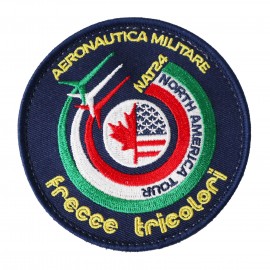 PATCH RICAMATA CON VELCRO DIAMETRO 90 MM NAT24