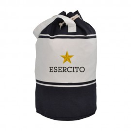 SACCO ZAINO CANVAS DUFFEL COTTON CANVAS, 31X53X30 CM, 30 LT ESERCITO